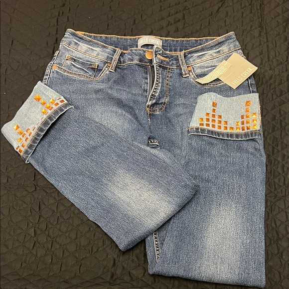 Falls Creek Denim - Falls Creek Blue Jeans with Brass Accents